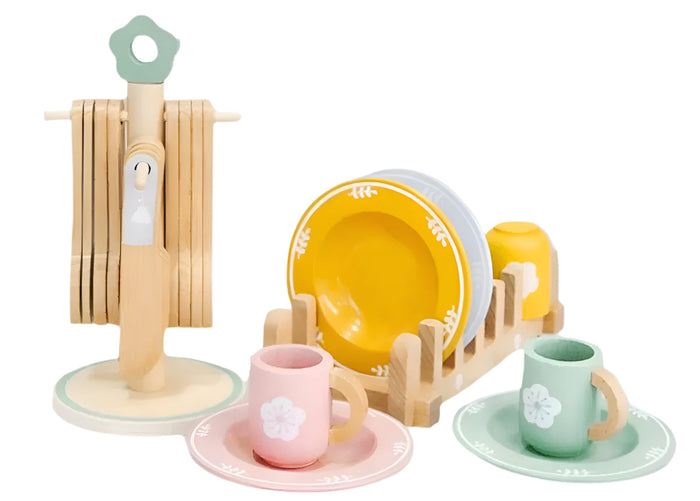 Montessori Wooden Kitchen Set - Pretend Play for Kids