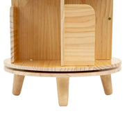 Montessori Bookcase 6 options 360° Rotatable Wood Bookcase - Space-Saving Book Storage Shelf