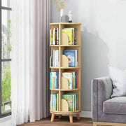 Montessori Bookcase 6 options 360° Rotatable Wood Bookcase - Space-Saving Book Storage Shelf