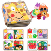 Montessori Baby Soft 3D Cloth Book – First Learning Book for Color Recognition & Life Skills Development