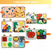 Montessori Baby Soft 3D Cloth Book – First Learning Book for Color Recognition & Life Skills Development