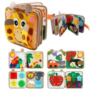 Montessori Baby Soft 3D Cloth Book – First Learning Book for Color Recognition & Life Skills Development