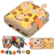 Montessori Baby Soft 3D Cloth Book – First Learning Book for Color Recognition & Life Skills Development