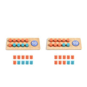 Montessori Wooden Ten Frame Set - Math Toy for Preschool