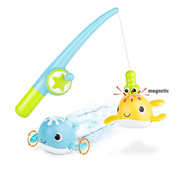 Montessori Magnetic Whale Fishing Bath Toys – Fun Pool & Bathtub Game for Toddlers