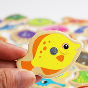 Montessori Wooden Fishing Game – Fine Motor Toy