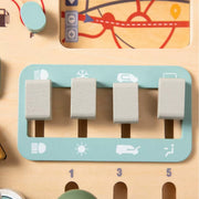 Montessori Busy Car Board - Cognitive Development Toy for Kids