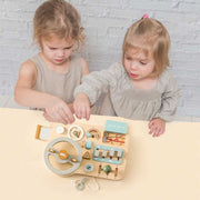 Montessori Busy Car Board - Cognitive Development Toy for Kids