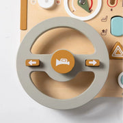 Montessori Busy Car Board - Cognitive Development Toy for Kids