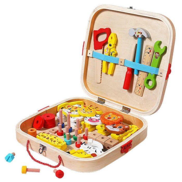 Montessori DIY Wooden Toolbox for Toddlers – Fun Learning Toy