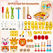 Montessori DIY Wooden Toolbox for Toddlers – Fun Learning Toy