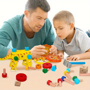 Montessori DIY Wooden Toolbox for Toddlers – Fun Learning Toy