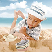 Montessori Colorful Stacking Boat Bath Toys – Floating Water Play Set for Kids