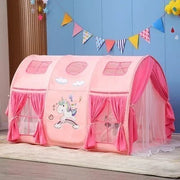 Large Kids Play House Tent – Indoor Castle with Window for Boys & Girls