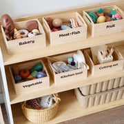 Montessori Magnetic Wooden Kitchen Play Set – Pretend Play Food Toys for Kids