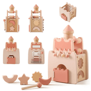 Montessori Baby Wooden Blocks Puzzle Selection – Multifunctional Early Learning Toy & Gift