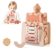 Montessori Baby Wooden Blocks Puzzle Selection – Multifunctional Early Learning Toy & Gift
