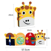 Montessori Busy Book for Toddlers - Sensory Activity Board & Fine Motor Skills Toy