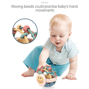 Montessori Catch Ball for 0-12 Months  Silicone Safety Teether Sensory Baby
