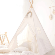 Montessori kids Teepee Tent – Portable Playhouse Wigwam for Children’s Indoor Fun