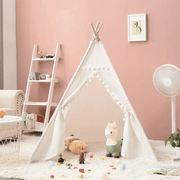 Montessori kids Teepee Tent – Portable Playhouse Wigwam for Children’s Indoor Fun