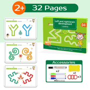 Montessori Pen Control & Shape Matching Toy – Educational Learning Set for Toddlers