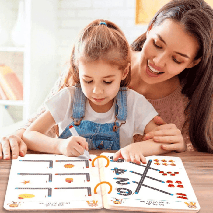 Montessori Pen Control & Shape Matching Toy – Educational Learning Set for Toddlers