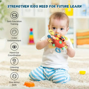 Montessori Sensory Crab Toy – Educational Pull String & Fine Motor Skills Toy for Babies