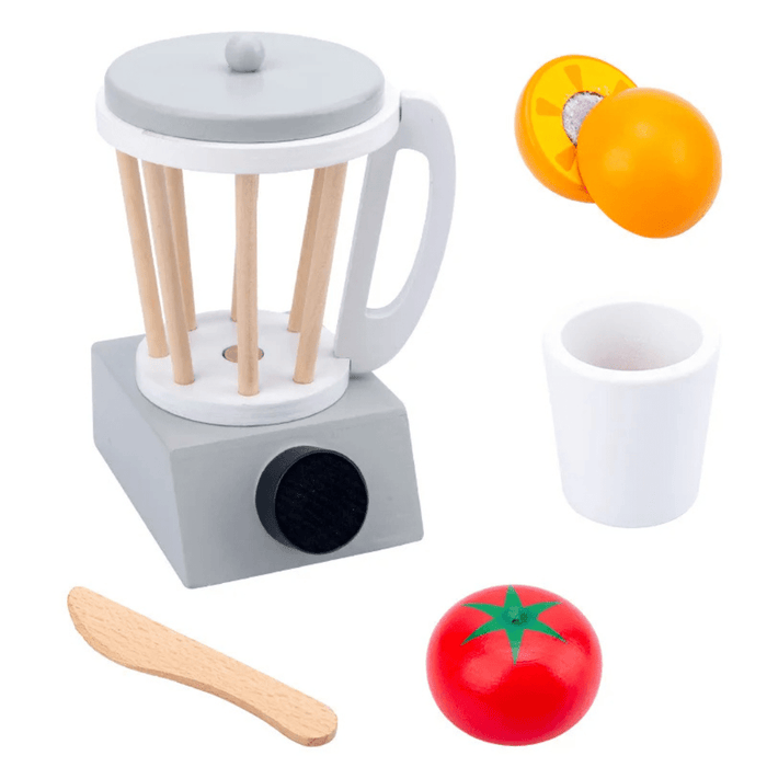Wooden Kitchen Pretend Play Set - Educational Early Learning Toy for Toddlers